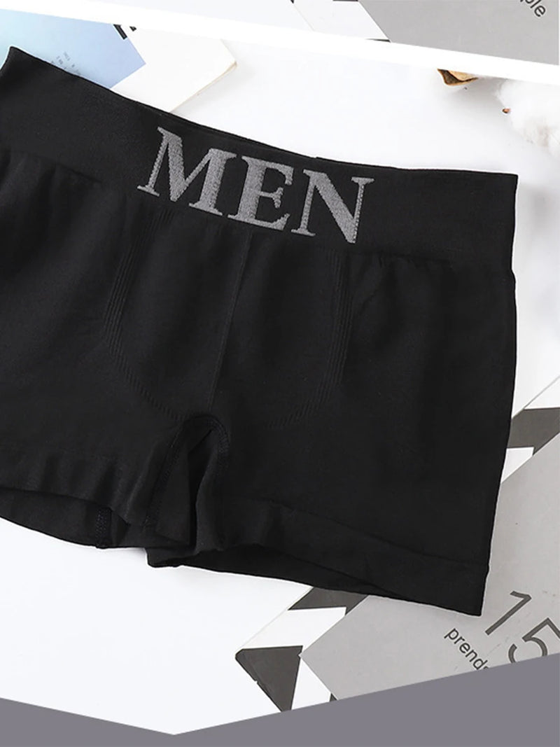 5 pcs de cueca boxer masculina